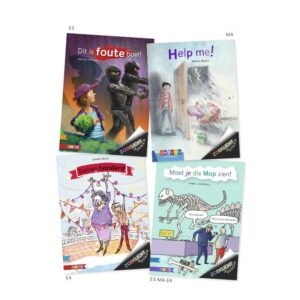 Pakket Zoeklicht dyslexie bovenbouw AVI E3-M4-E4 (4 titels)