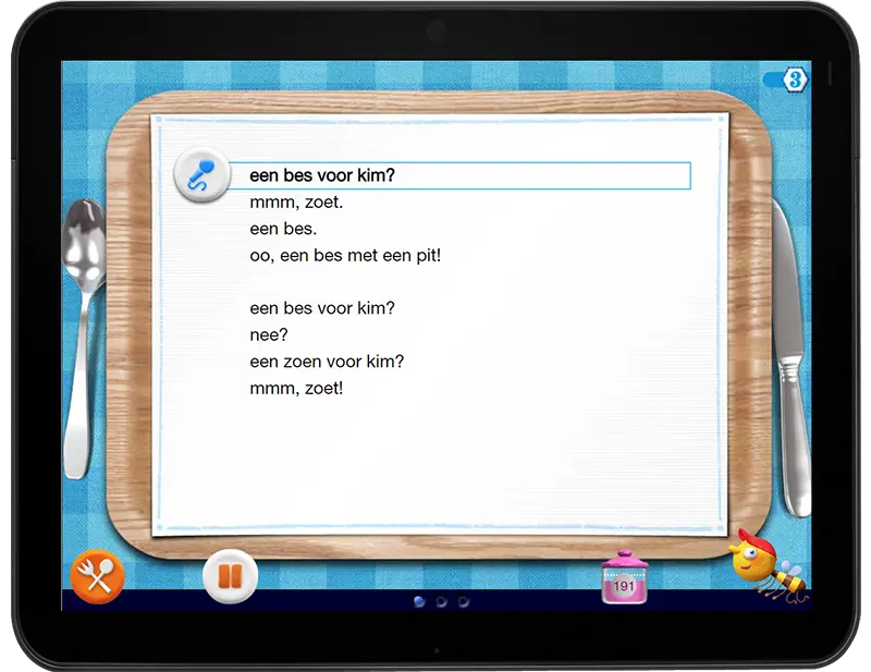 Spraakherkenning in Veilig leren lezen leerlingsoftware