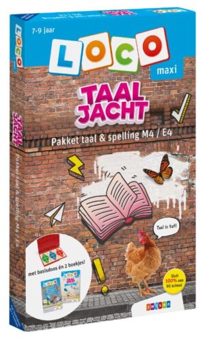 Loco maxi Taaljacht - Pakket taal & spelling M4/E4