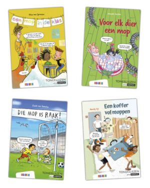 Pakket Toneellezen Moppen (4 titels)