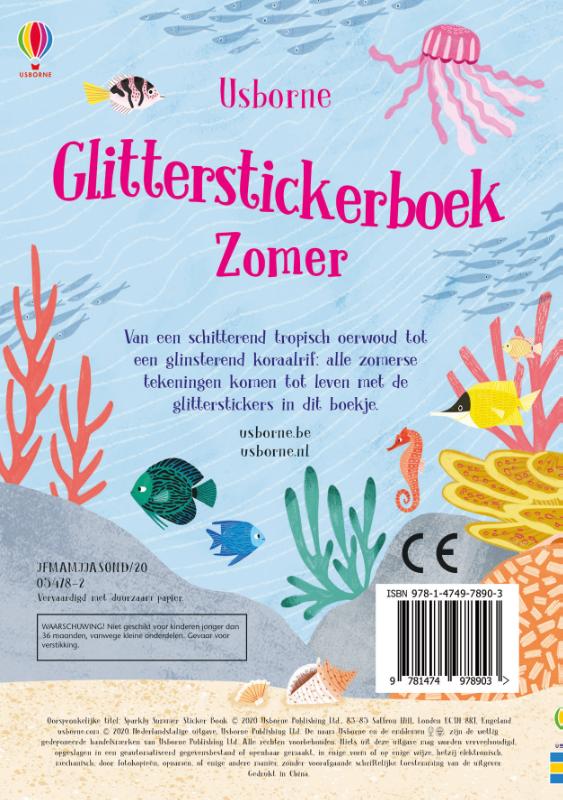 Glitterstickerboek zomer - Afbeelding 3