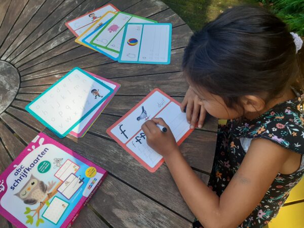 letterplons abc schrijfkaarten