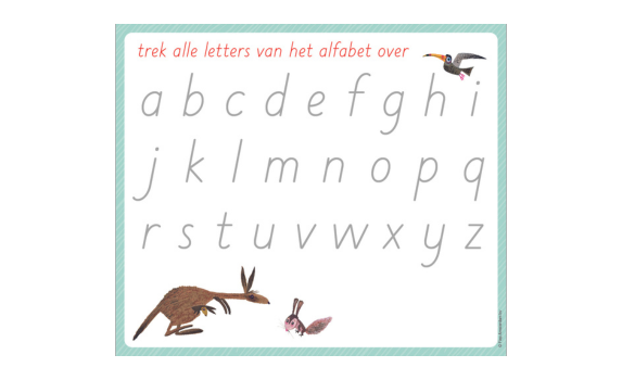 schrijfkaart fw