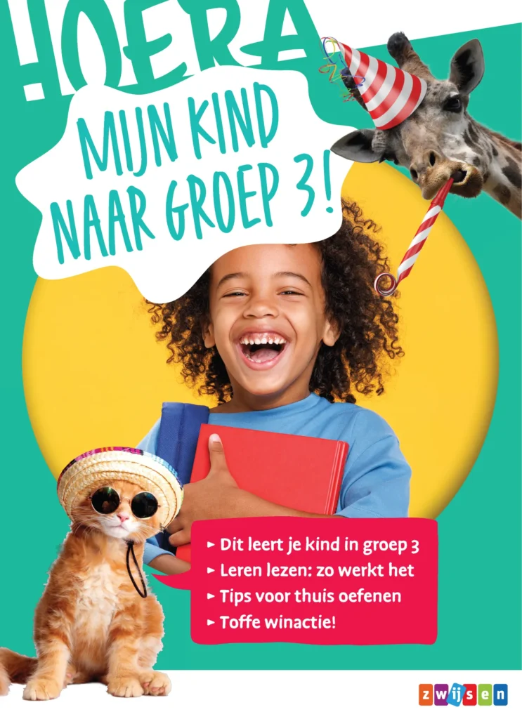 Gratis online magazine Mijn kind naar groep 3!