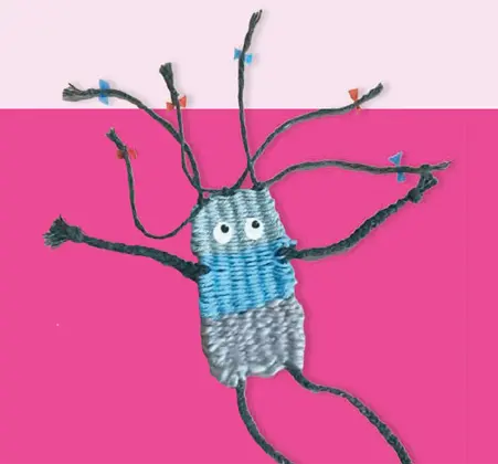 Weef een vrolijke boekenlegger voor de Kinderboekenweek