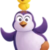 so piguin kuiken vrijstaand