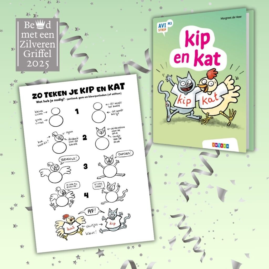 Zo teken je kip en kat!