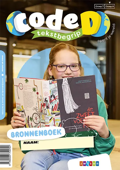 Cover Code D Tekstbegrip, Bronnenboek groep 8