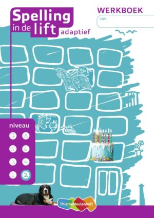 Spelling in de lift adaptief - werkboekjes niveau 2 (5 ex)