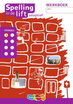 Spelling in de lift adaptief - werkboekjes niveau 7 (5 ex)