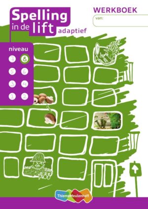 Spelling in de lift adaptief - werkboekjes niveau 8 (5 ex)