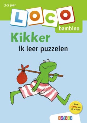Loco bambino Kikker ik leer puzzelen - 3-5 jaar
