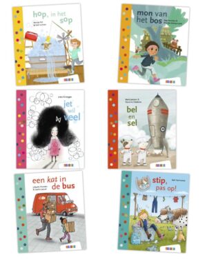 Pakket Leren lezen AVI M3 2 (6 titels)