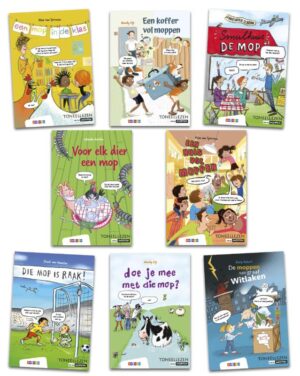 Pakket Toneellezen Moppen groep 3 en 4 (8 titels)