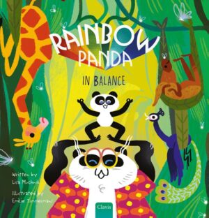 Rainbow Panda in Balance