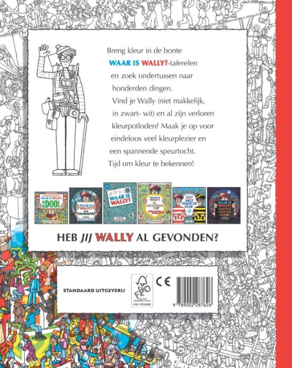 Waar is Wally? Het officiële kleurboek - Afbeelding 2