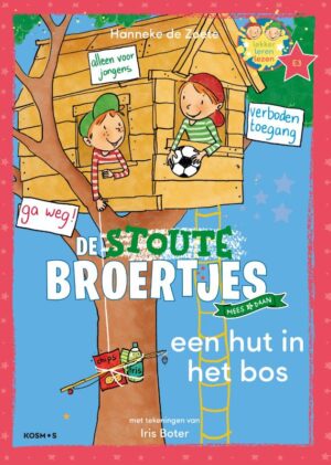 Een hut in het bos