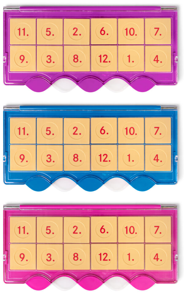 Set Loco mini basisdozen roze, blauw, paars (special edition) - Afbeelding 2