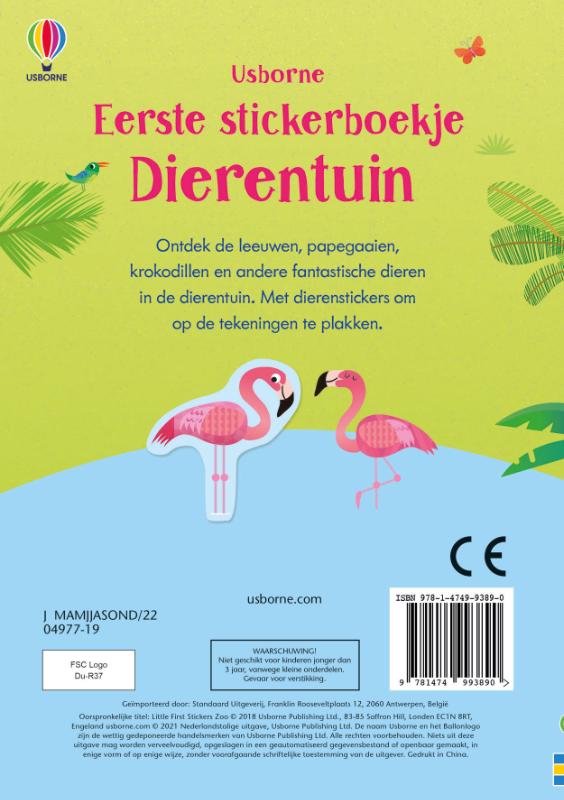 Eerste stickerboekje Dierentuin - Afbeelding 2