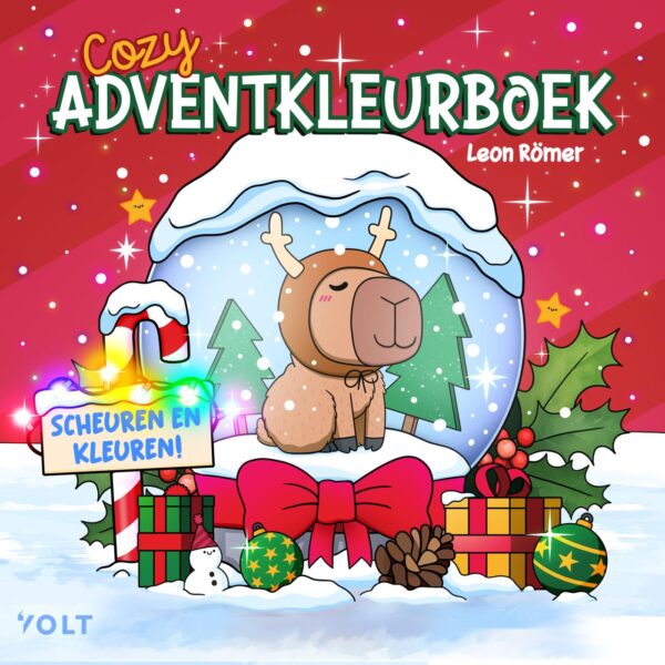 Cozy adventkleurboek - Afbeelding 1