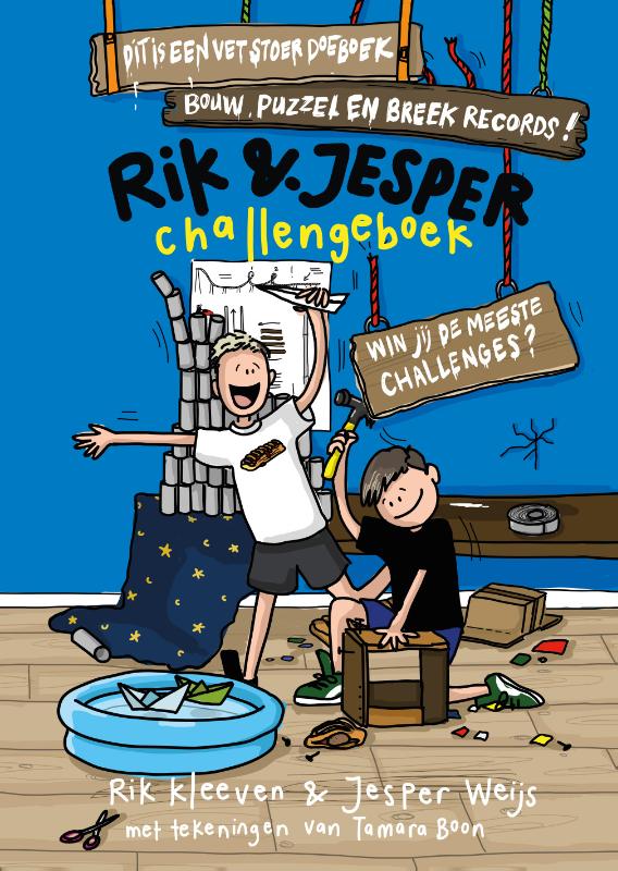 Rik en Jesper challengeboek - Afbeelding 1