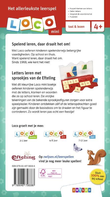 Loco mini letters leren met sprookjes van de Efteling - Afbeelding 2