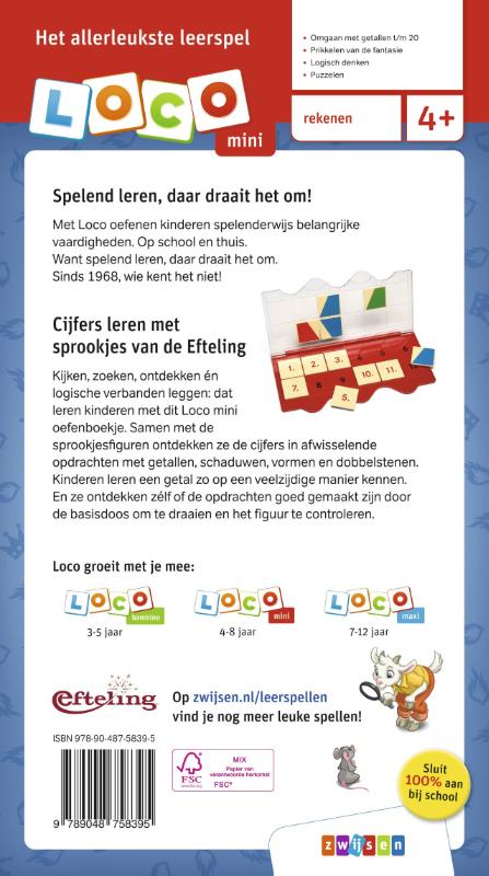 Loco mini cijfers leren met sprookjes van de Efteling - Afbeelding 2