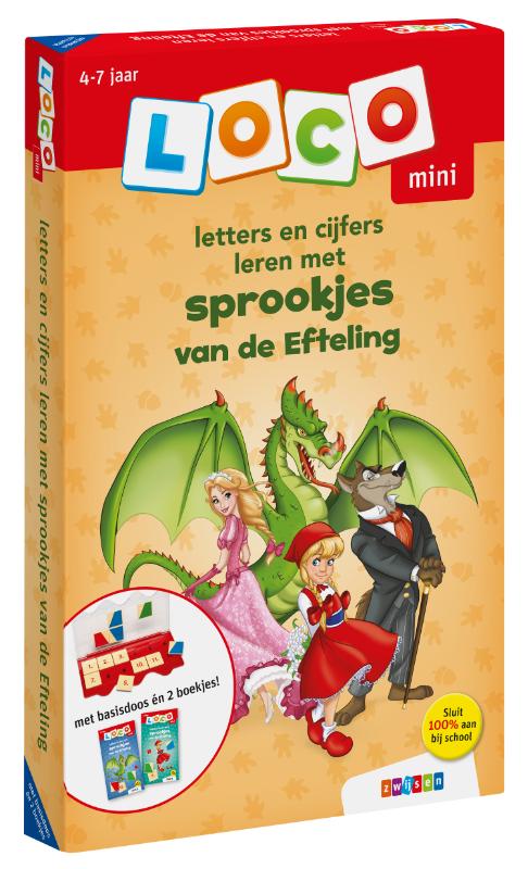 Loco mini pakket letters en cijfers leren met sprookjes van de Efteling - Afbeelding 1