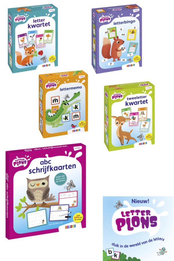 Feestdagenpakket Letterplons (5 spellen) - Afbeelding 1