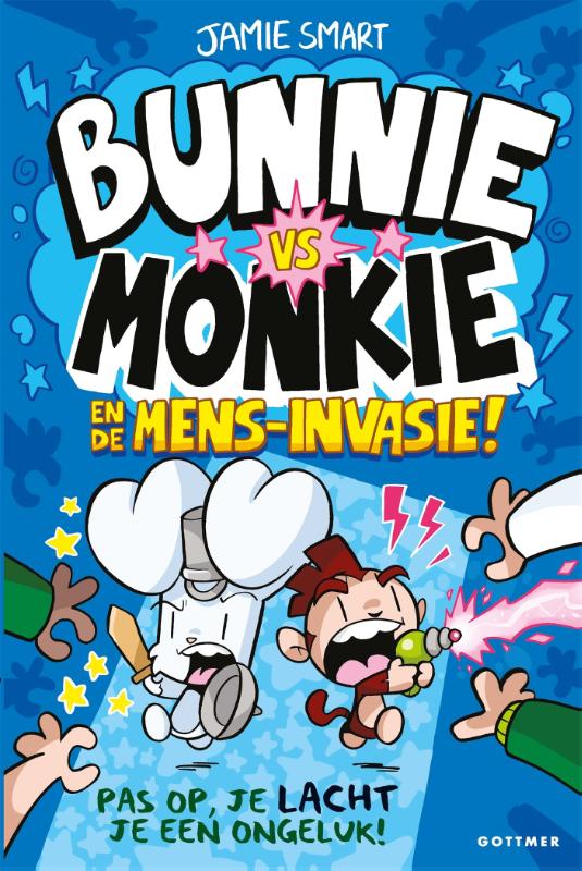 Bunnie vs Monkie en de mens-invasie! - Afbeelding 1