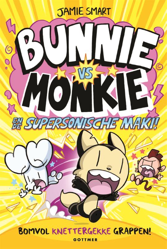 Bunnie vs Monkie en de supersonische maki! - Afbeelding 1