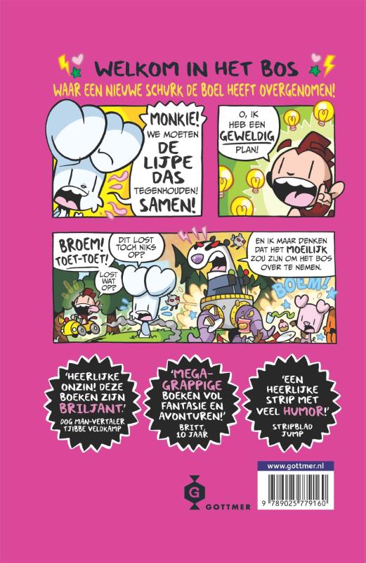 Bunnie vs Monkie en de terugkeer van de Lijpe Das - Afbeelding 2