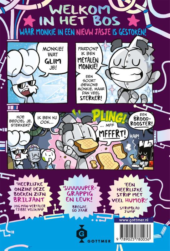 Bunnie vs Monkie en de robotravage - Afbeelding 2