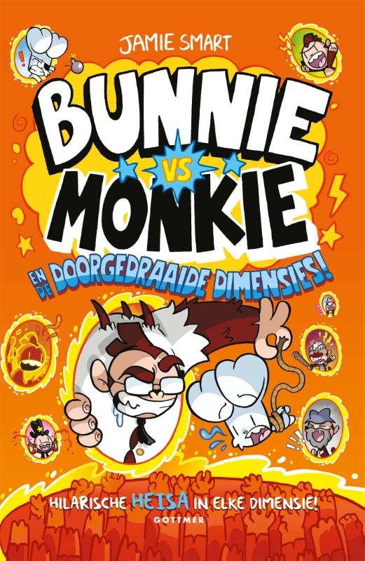 Bunnie vs Monkie en de doorgedraaide dimensies! - Afbeelding 1
