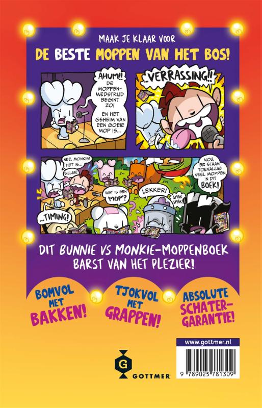 Bunnie vs Monkie en het geniale grappengevecht - Afbeelding 2