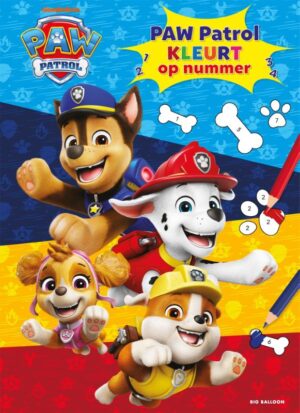 PAW Patrol kleurt op nummer