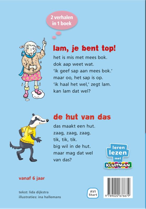 De klas van mees bok. het boek van lam en das - Afbeelding 2