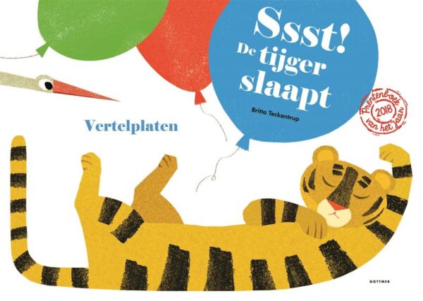 Vertelplaten Ssst! De tijger slaapt! - Afbeelding 1