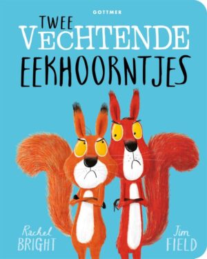 Twee vechtende eekhoorntjes