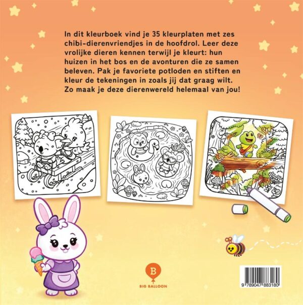 Jellepelle's Chibi kleurboek - Afbeelding 2