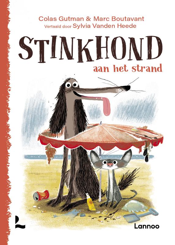 Stinkhond aan het strand - Afbeelding 1