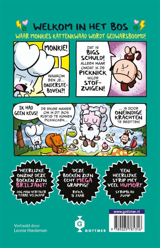 Bunnie vs Monkie en de buitengewone Big - Afbeelding 2