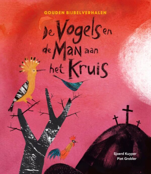 De vogels en de man aan het kruis - Afbeelding 1