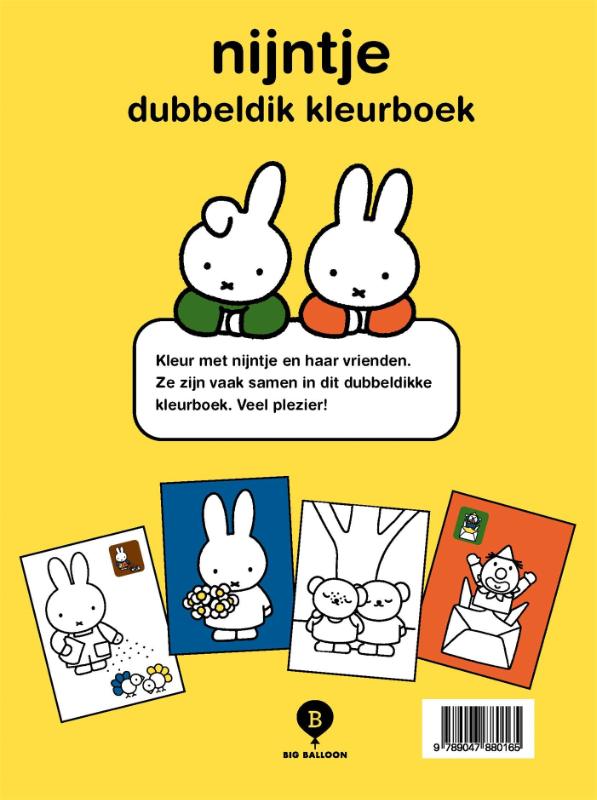 nijntje dubbeldik kleurboek - Afbeelding 2