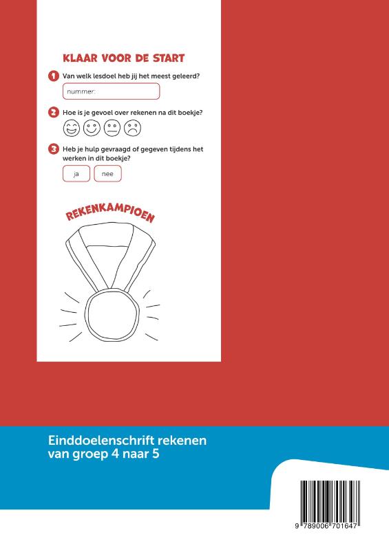 Einddoelenschrift rekenen groep 4 - Klaar voor de start (set a 5 ex) - Afbeelding 2