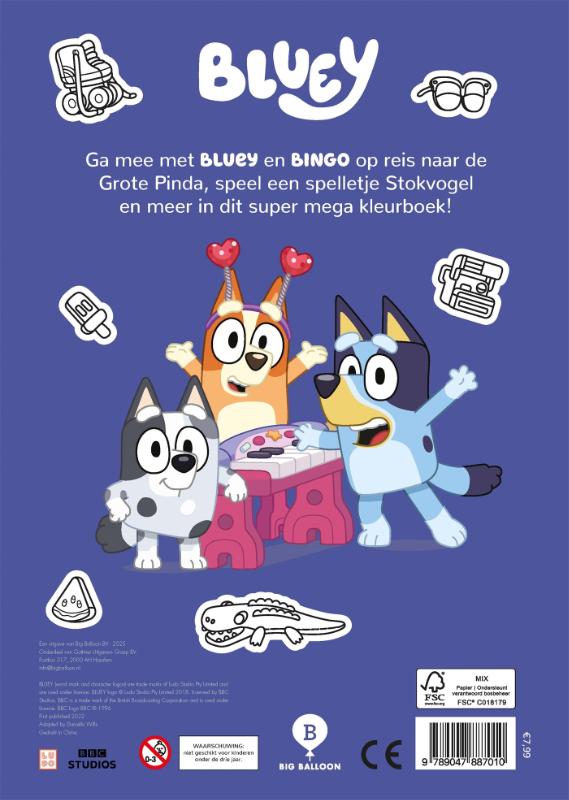 Super mega kleurboek - Afbeelding 2